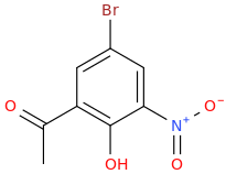 5'-Bromo-2'-hydroxy-3'-nitroacetophenone molecular structure