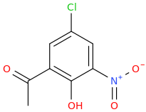 5'-Chloro-2'-hydroxy-3'-nitroacetophenone molecular structure