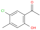5'-Chloro-2'-hydroxy-4'-methylacetophenone molecular structure