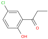 5'-Chloro-2'-hydroxypropiophenone molecular structure