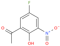 5'-Fluoro-2'-hydroxy-3'-nitroacetophenone molecular structure