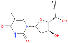 5'-ethynylthymidine molecular structure