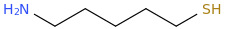 5-AMINOPENTANE-1-THIOL molecular structure