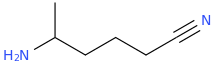 5-Aminohexanenitrile molecular structure