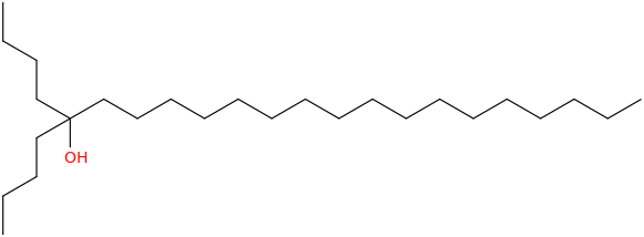 5-BUTYL-5-DOCOSANOL molecular structure
