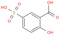 5-SULPHOSALICYLICACID molecular structure
