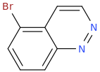 5-bromocinnoline molecular structure