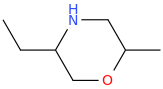 5-ethyl-2-methylmorpholine molecular structure
