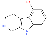 5-hydroxytryptoline molecular structure