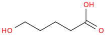 5-hydroxyvaleric acid molecular structure