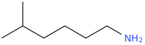 5-methylhexan-1-amine molecular structure