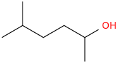 5-methylhexan-2-ol molecular structure