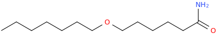 6-(Heptyloxy)hexanamide molecular structure