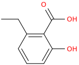 6-ETHYLSALICYLICACID molecular structure
