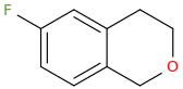 6-FLUOROISOCHROMAN molecular structure