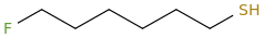 6-Fluoro-1-hexanethiol molecular structure