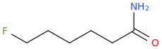 6-Fluorohexanamide molecular structure
