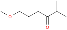 6-Methoxy-2-methyl-3-hexanone molecular structure