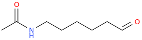 6-acetamidohexanal molecular structure
