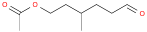 6-acetoxy-4-methylhexanal molecular structure