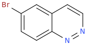 6-bromocinnoline molecular structure