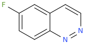 6-fluorocinnoline molecular structure