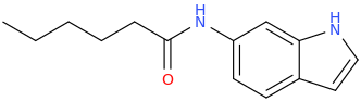 6-hexanamidoindole molecular structure