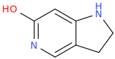 6-hydroxy-5-azaindoline molecular structure