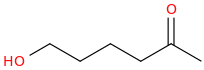 6-hydroxyhexan-2-one molecular structure