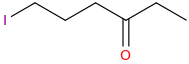 6-iodohexan-3-one molecular structure