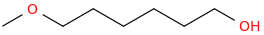 6-methoxyhexan-1-ol molecular structure