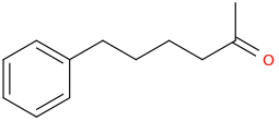 6-phenylhexan-2-one molecular structure