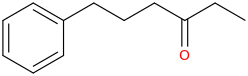 6-phenylhexan-3-one molecular structure