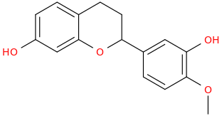 7,3'-Dihydroxy-4'-Methoxyflavan molecular structure