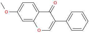 7-METHOXYISOFLAVONE molecular structure