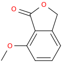 7-Methoxyphthalide molecular structure