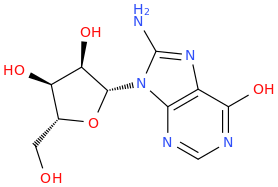 8-AMino-Inosine molecular structure