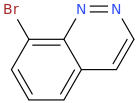 8-bromocinnoline molecular structure
