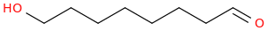 8-hydroxyoctanal molecular structure