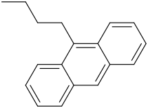 9-BUTYLANTHRACENE molecular structure