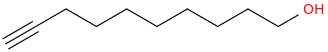 9-DECYN-1-OL molecular structure