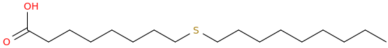 9-THIASTEARIC ACID molecular structure