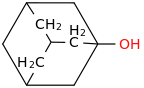 ADAMANTANOL molecular structure