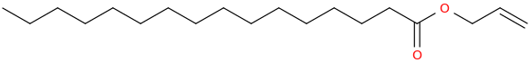 ALLYL PALMITATE molecular structure