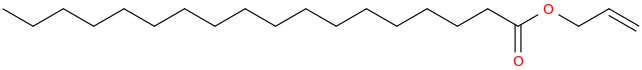 ALLYL STEARATE molecular structure