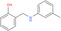 ALPHA-(META-TOLUIDINO)-ORTHO-CRESOL molecular structure