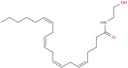 ANANDAMIDE molecular structure
