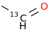 Acetaldehyde-13C molecular structure