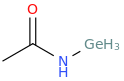 Acetamidogermane molecular structure