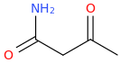 Acetoacetamide molecular structure